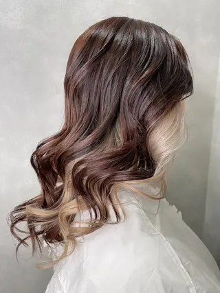 ロング カラー ✨髪質改善特化サロン ✨グシユキヤ✨のヘアスタイル