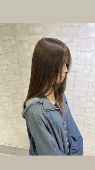 カラー 韓国／うる艶カラー 🐈‍⬛💗miyuのヘアスタイル