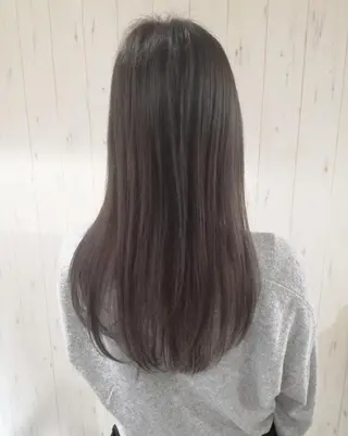 ロング カラー 西川 敏夫のヘアスタイル