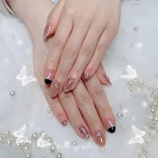 ネイル CC NaNa ワンホンネイル🌙Nのネイルデザイン