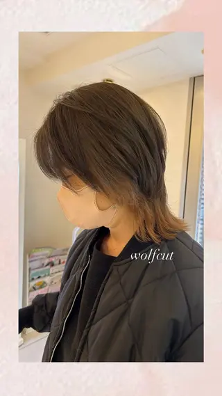 ミディアム BiBi 松田歩 吉祥寺/カットのヘアスタイル