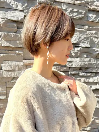 ショート 似合わせショート 森岡俊亮のヘアスタイル