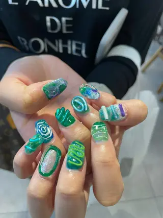 ネイル hair&nail ☯️アイリ☯️のネイルデザイン