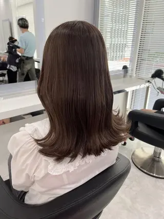 カラー 透明感/暖色カラー 🤎🧡のんのヘアスタイル