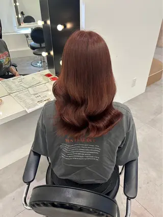 セミロング 髪質改善特化／透明感 カラー／ＡＫＡＮＥ♡のヘアスタイル