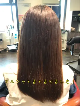 ロング 縮毛矯正/ 髪質改善 /ショート 圍 崇行のヘアスタイル