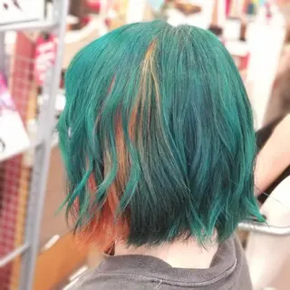 ショート 植田 /エクステ /ブリーチ/髪質改善のヘアスタイル