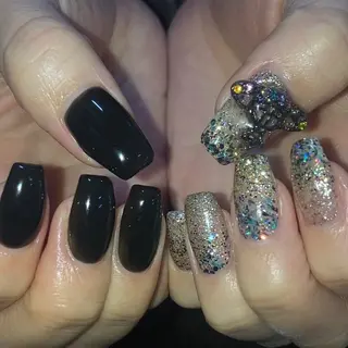 ネイル kana/モード ・グランジ⛓🎼のネイルデザイン