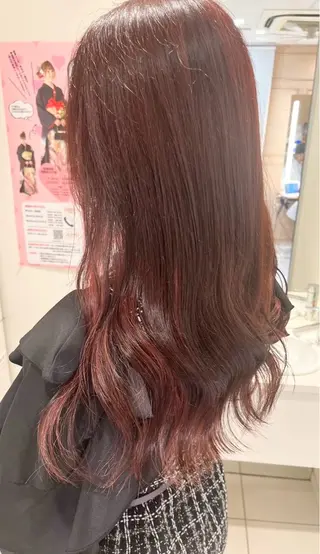 カラー 💕ピンクカラー/モ デル募集/あゆり💕のヘアスタイル