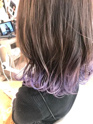 ミディアム ブリーチ/髪質改善 NYNY大久保のヘアスタイル