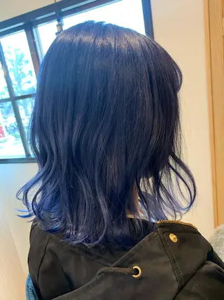 ミディアム カラー D.I.E.V.A hair 池袋東口所属・杉浦千智💗アイドル 大好き美容師💗のヘアスタイル
