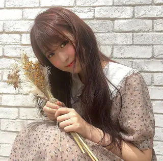 ロング カラー 圧倒的透明感カラー nana🦕のヘアスタイル