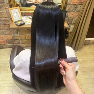 ロング カラー 髪質改善/縮毛矯正 💜COCORO💜のヘアスタイル