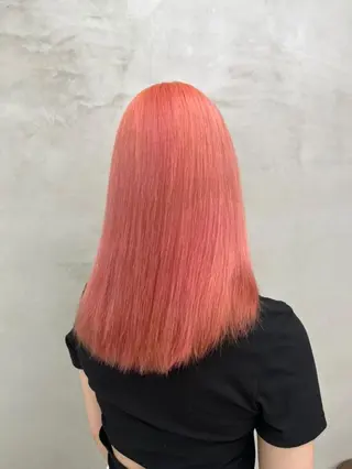 セミロング 渋谷/プルエクステ/ ハイトーン/みきとのヘアスタイル