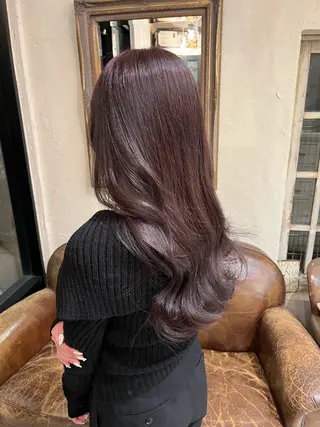 ロング Belle 並木通り店所属・rena/ パーマ/カラーのヘアスタイル