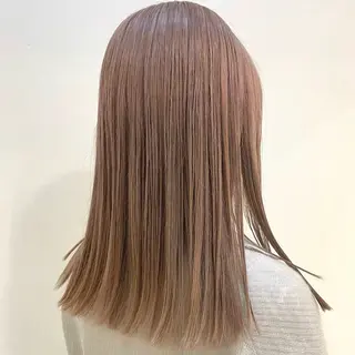 セミロング カラー ヘアアレンジ 海外/ハイトーン🪽 ☯️ami☯️のヘアスタイル