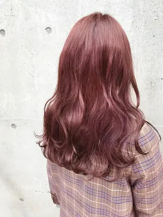 セミロング カラー 川越 輝梨奈のヘアスタイル