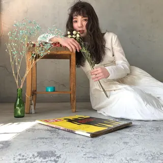 ミディアム カラー happy  man 🌸血色カラー🌸のヘアスタイル