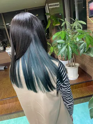 ロング カラー 土居 正季のヘアスタイル