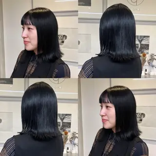 ミディアム カラー カジュアルを女っぽく 𝗮𝘆𝗮𝗰𝗼のヘアスタイル
