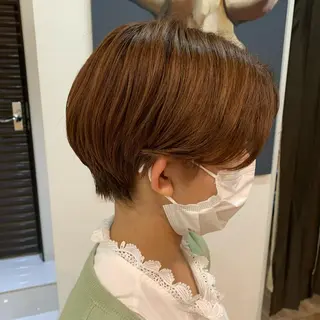 ショート パーマ 【韓国風くびれヘア】 joule小木曽輝のヘアスタイル