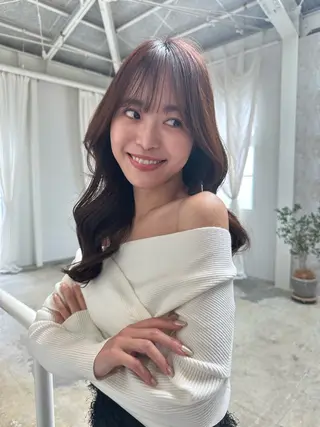 ロング カラー 🫧ナオ🫧 /韓国 ヘア/ マンツーマンのヘアスタイル