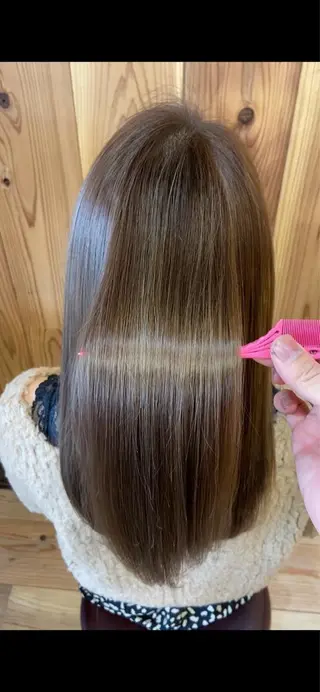 ロング カラー 髪質改善【due hair】砂川 翔のヘアスタイル