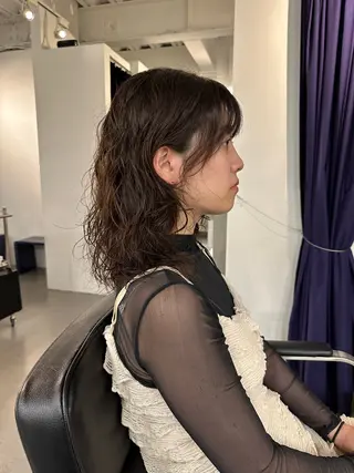 ミディアム パーマ お悩み解決パーマ hana🩰のヘアスタイル