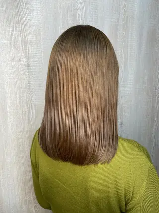 ミディアム カラー 髪質改善×METEO 店長 貞松直也のヘアスタイル