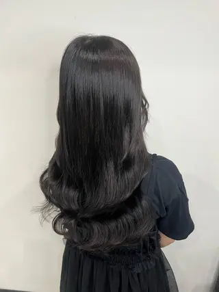 ロング カラー YUDU🍊 germe/ジェルムのヘアスタイル