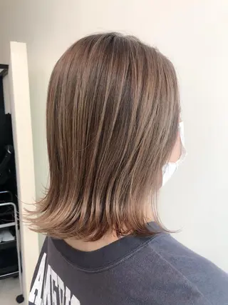 ミディアム コトネ🫧 韓国風レイヤーカットのヘアスタイル