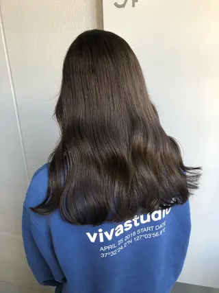 セミロング ARMONY所属・美髪縮毛矯正 🌵すぐるのヘアスタイル