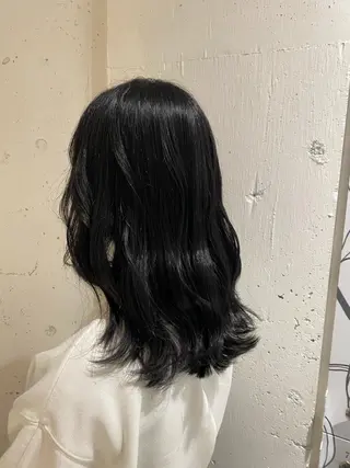 ミディアム カラー ナチュラル/韓国💎 haruka 💎のヘアスタイル