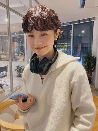 ショート HAIR MAKE miel所属・🫧透明感カラー🫧 SHINSEIのヘアスタイル