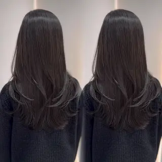 ロング 🩶レイヤー/艶髪/ 顔周り/韓国風/輝士のヘアスタイル