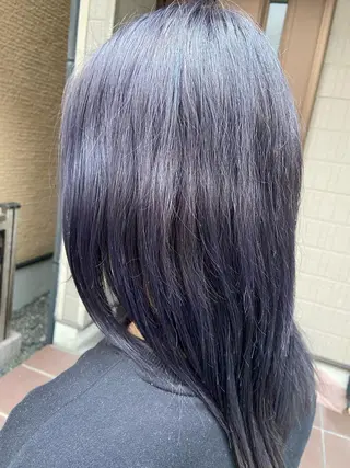 セミロング カラー ボブカット/アレンジ /さきのヘアスタイル