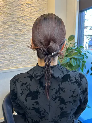ヘアアレンジ ALVAREZ BARBER SHOP所属・takebuchi harukaのヘアスタイル