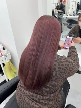 カラー ユイ☆ハイトーン ☆ブリーチデザインのヘアスタイル