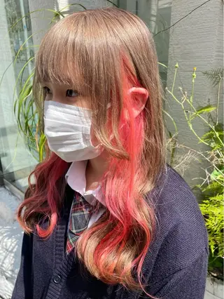 ロング カラー uros.所属・メンズパーマ/ エクステ🌞セナのヘアスタイル