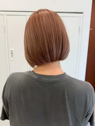 ショート カラー ヘアアレンジ 立川レイヤー ブリーチaoiのヘアスタイル
