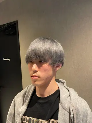 カラー メンズ 透明感カラー/艶髪/ エクステ/HIROのヘアスタイル