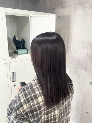 セミロング カラー hayato🌟/ ツヤサラハイトーンのヘアスタイル