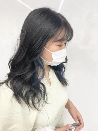 セミロング カラー 𝐑𝐲𝐮𝐤𝐢 【店長】ALEAPのヘアスタイル