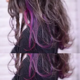 ミディアム カラー ハイトーンカラー RYUのヘアスタイル