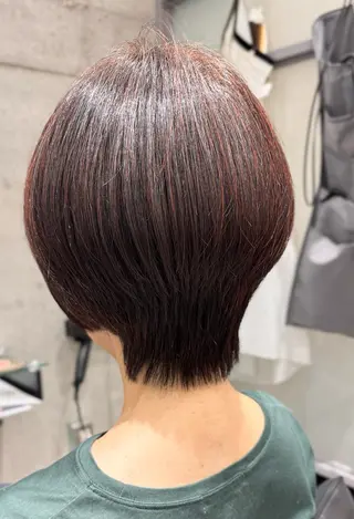 ショート Leyシェアサロン所属・KenIchi施術者 1%未満ドライカットのヘアスタイル