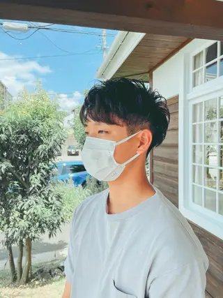 ショート メンズ 吉田 浩太郎のヘアスタイル