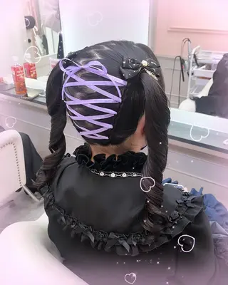 ロング ヘアアレンジ lien ヒジリのヘアスタイル