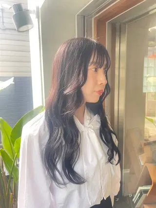 ロング カラー BLESS所属・sawahata mariaのヘアスタイル