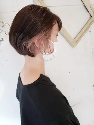 ミディアム カラー 尾野 恭平のヘアスタイル