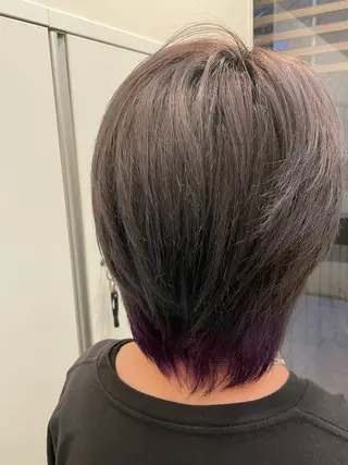 カラー メンズ 辻野 光希のヘアスタイル